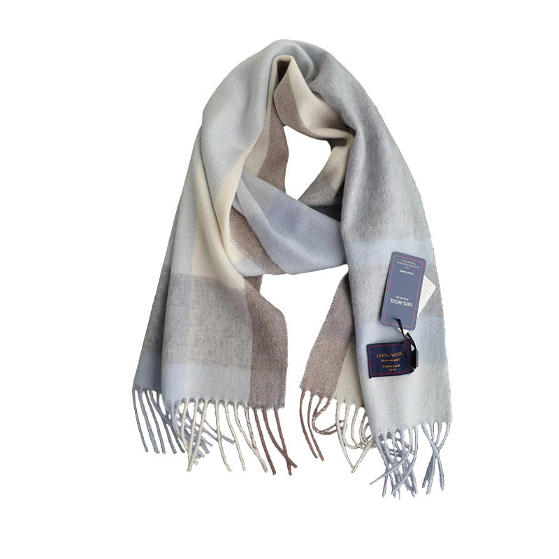 Classic Check Scarf made of 100% Australian Wool