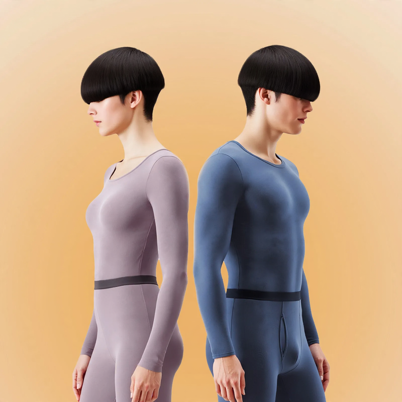 Thermal underwear set, elastic, antibacterial