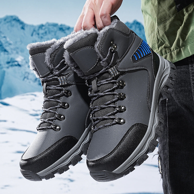 Padded Men's Winter Boots, High Fit