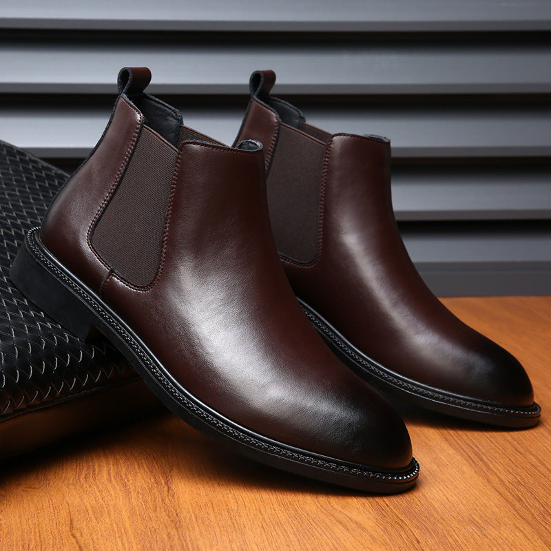 Men's Chelsea Boots in British Style, lined