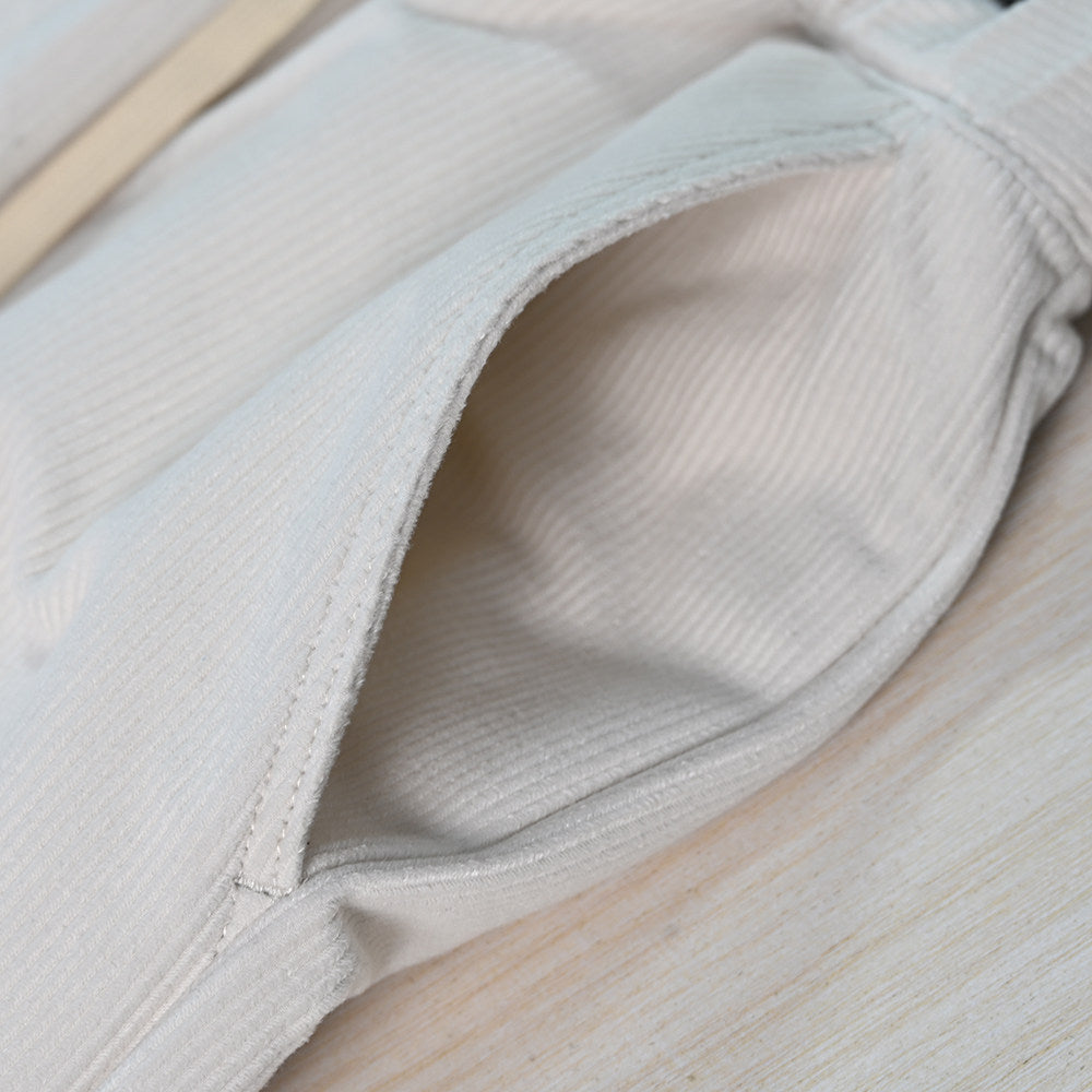Kord-casual-pants for women, elastic waistband