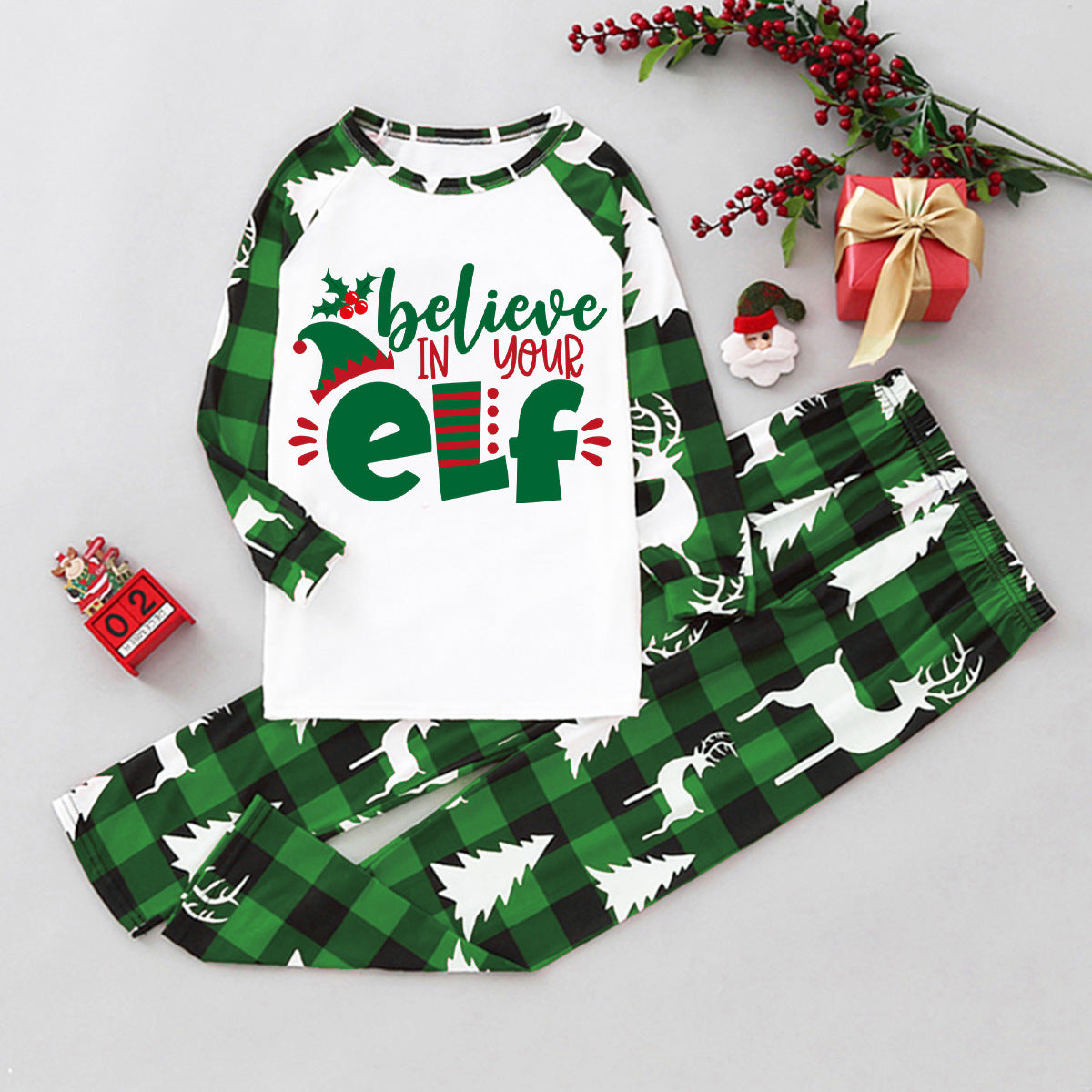 Christmas pajama set for the whole family