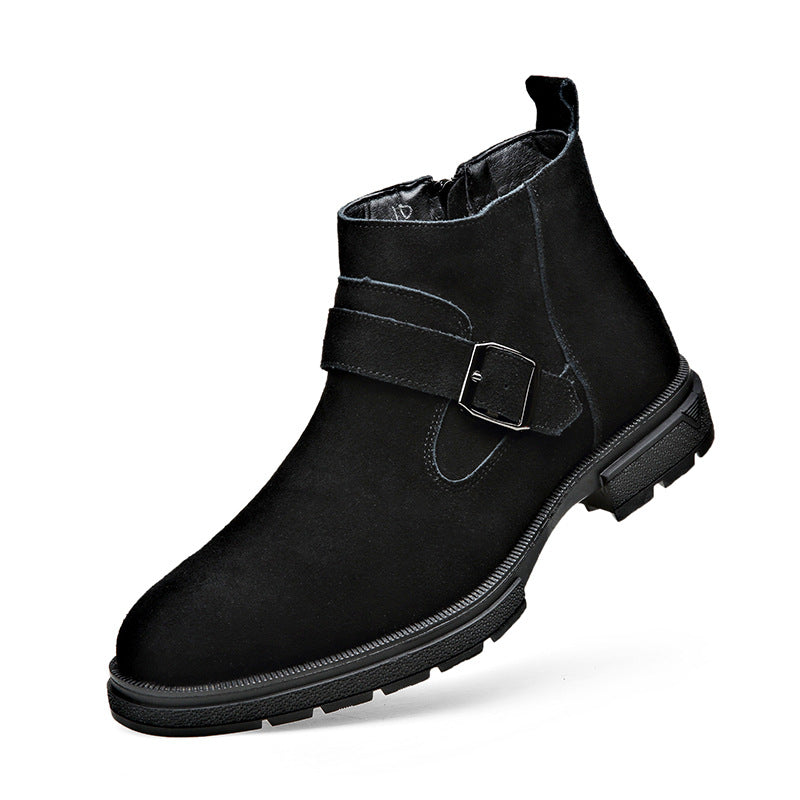 Men's Chelsea Boots, Genuine Leather, Lined