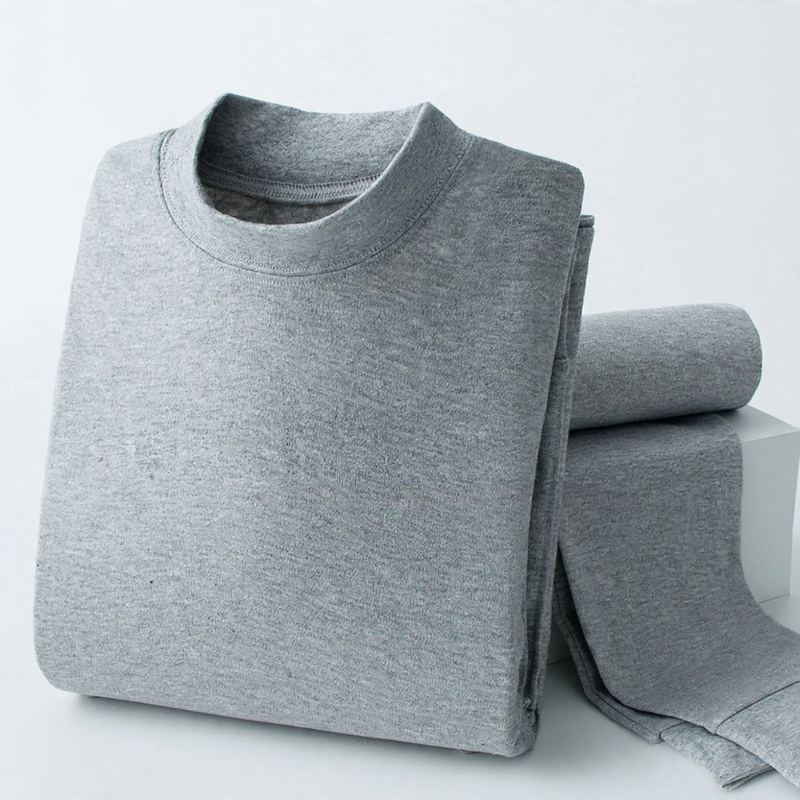 Men's thermal underwear set made of 100% cotton