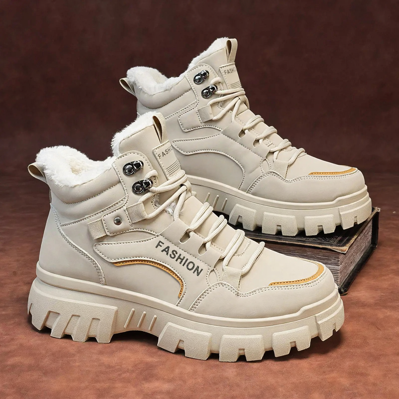 Padded men's work boots, outdoor ankle boots