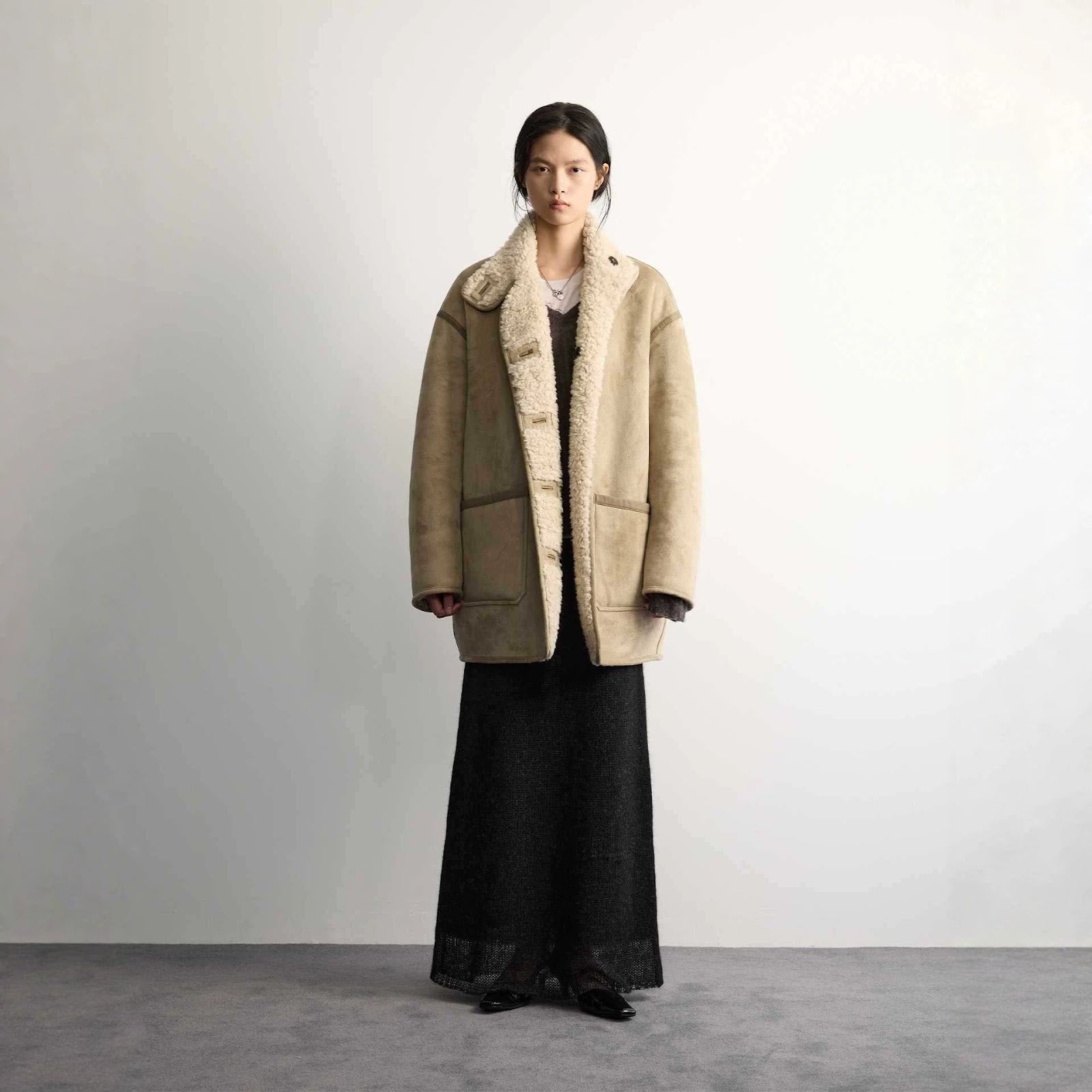 Teddy-Coat, reversible, women