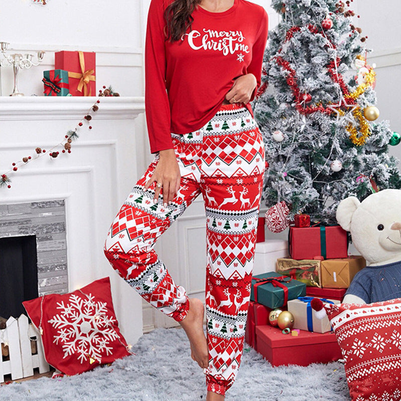 Women's Pajama Set, Long Sleeve, Christmas Camouflage Design