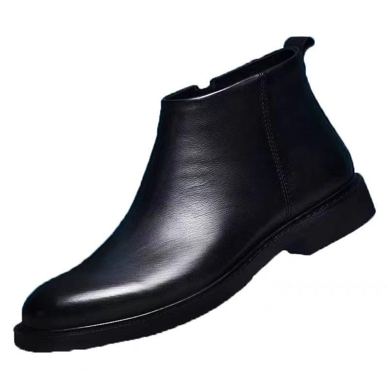 Men's Chelsea boots, European style, round