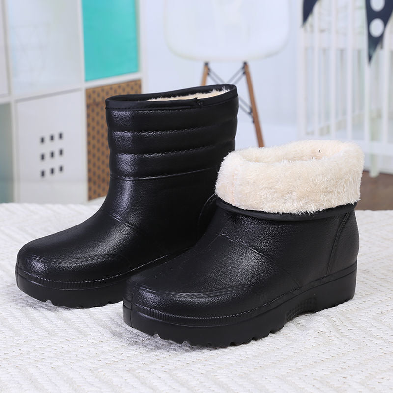 Light men's winter boots, EVA, waterproof