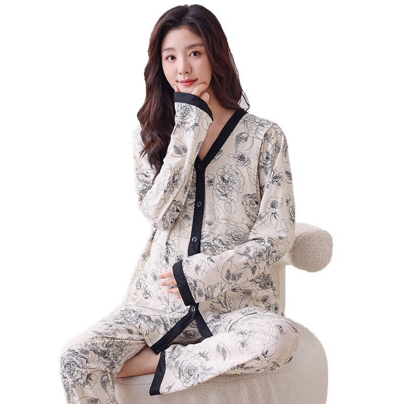 Maternity and nursing house suit, cotton, various designs