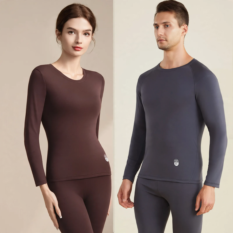 Thermal underwear set for women and men, elastic