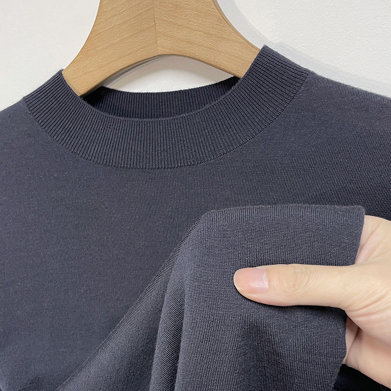 Machine washable long sleeve shirt made of sheep's wool