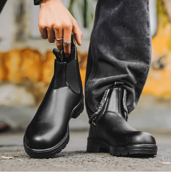 Men's Chelsea Boots, British style, non-slip