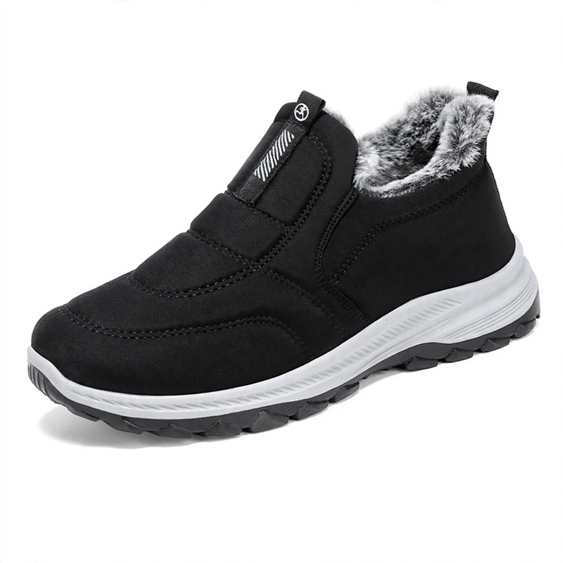 Padded men's winter boots, warm and comfortable