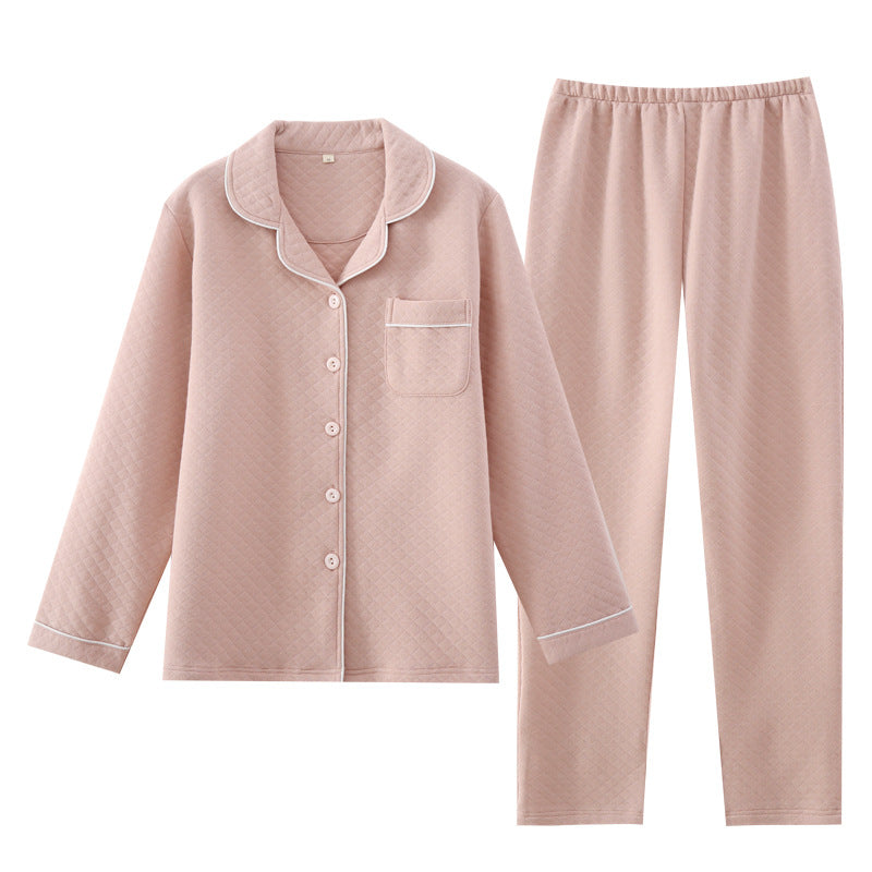 Pair-house suit made of air-layer material