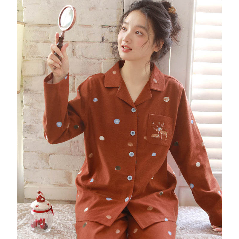 Women's Pajamas, Cotton, Brushed, Long