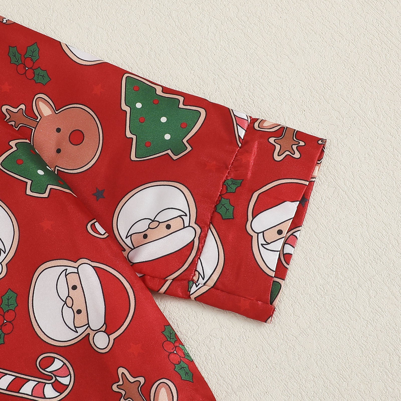 Children's Pajama Set with Christmas Print