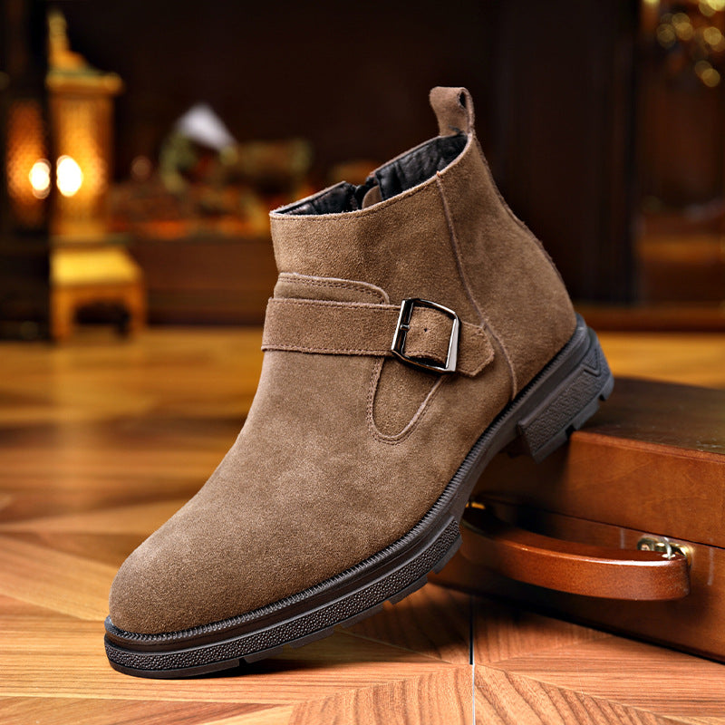 Men's Chelsea Boots, Genuine Leather, Lined