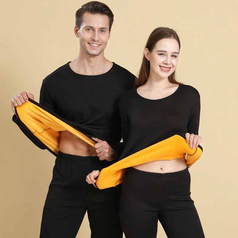 Thermal underwear set, warming, Crew neck