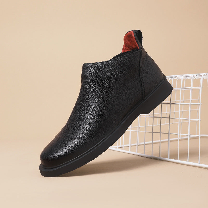 Men's Chelsea Boots made of scar leather