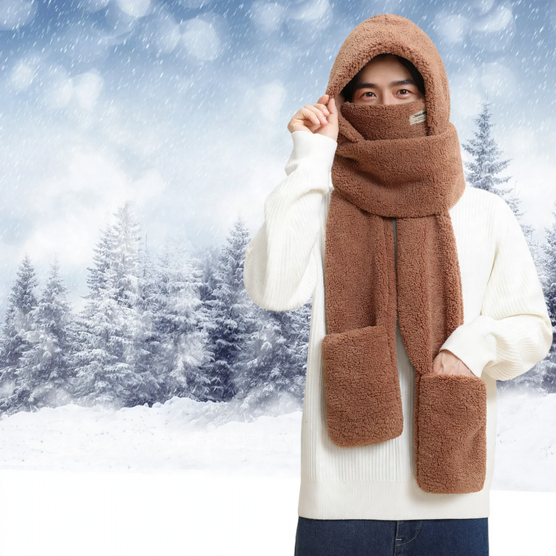 Winter Set for Men: Beanie, Scarf and Gloves