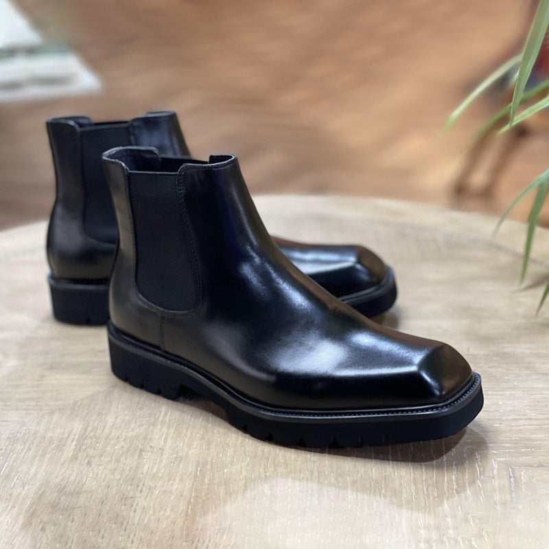 Men's Chelsea Boots made of Leather, Business Style