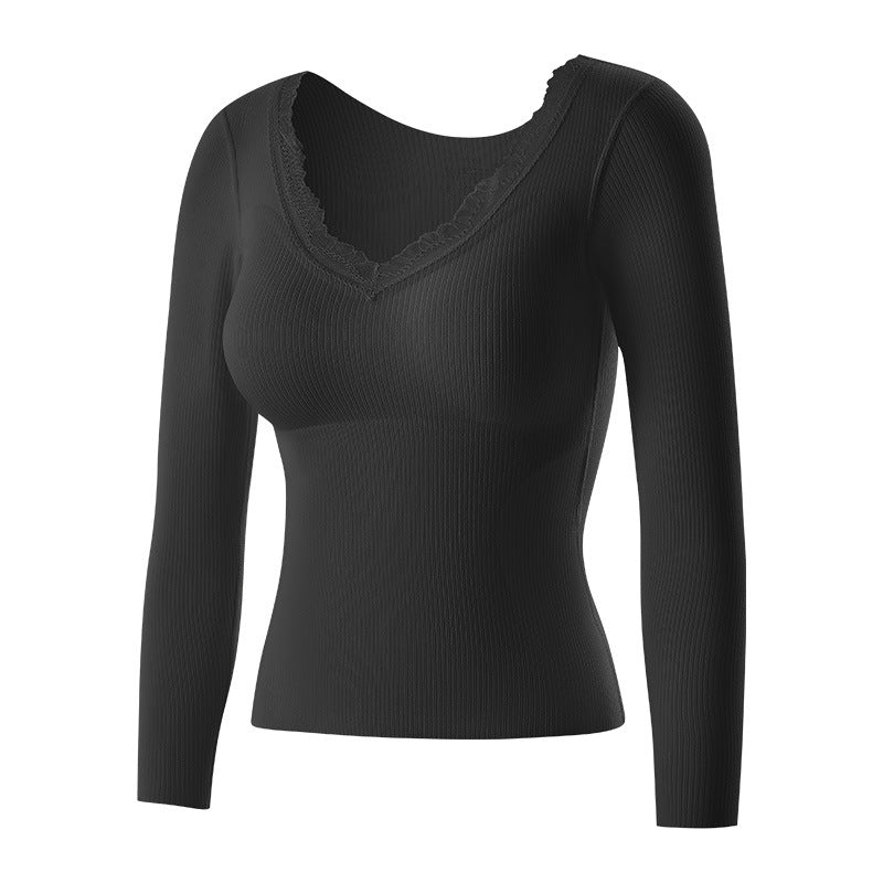 Women's Thermal Set, V-Neck, Elastic
