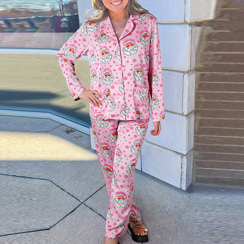 Women's Pajamas, Christmas motif, long-sleeved