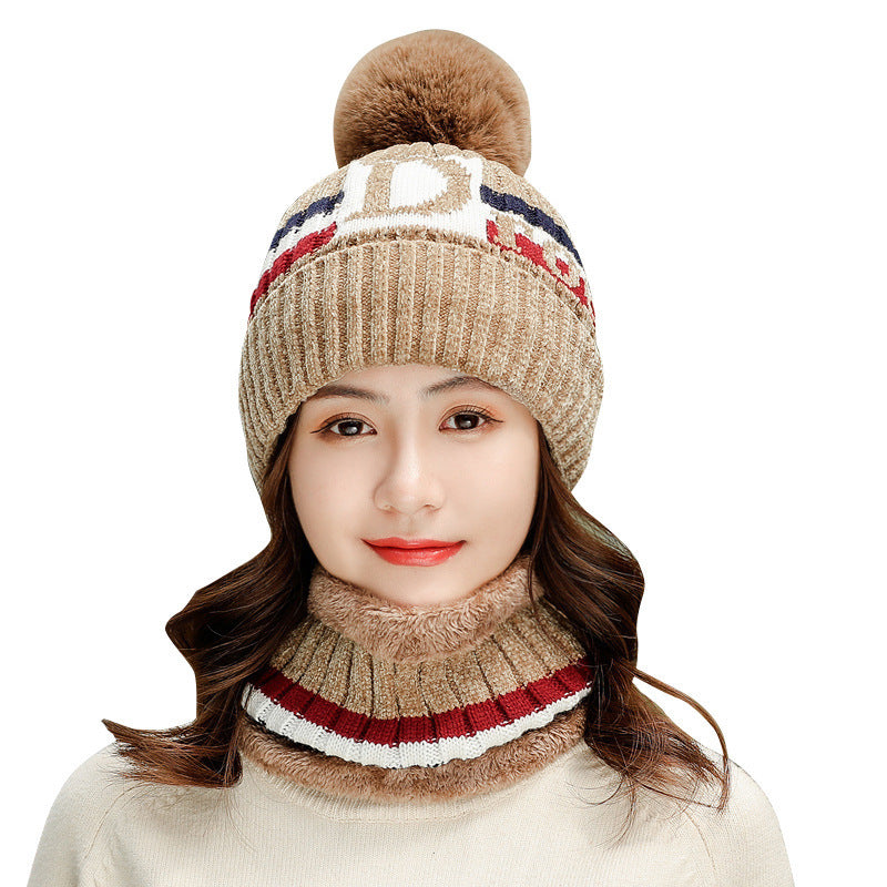 Winter Knit Set: Beanie and Scarf for Women