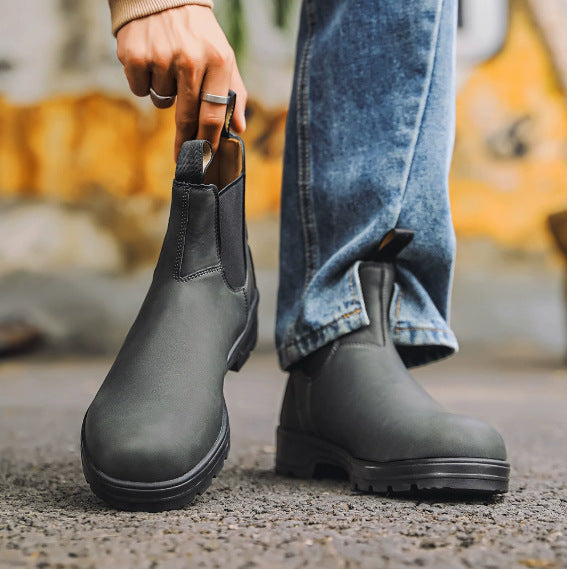 Men's Chelsea Boots, British style, non-slip