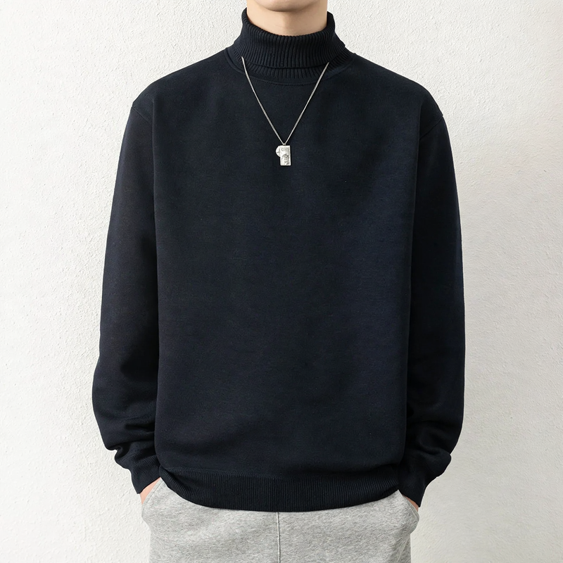 Men's Turtleneck Sweater, Lined, Winter