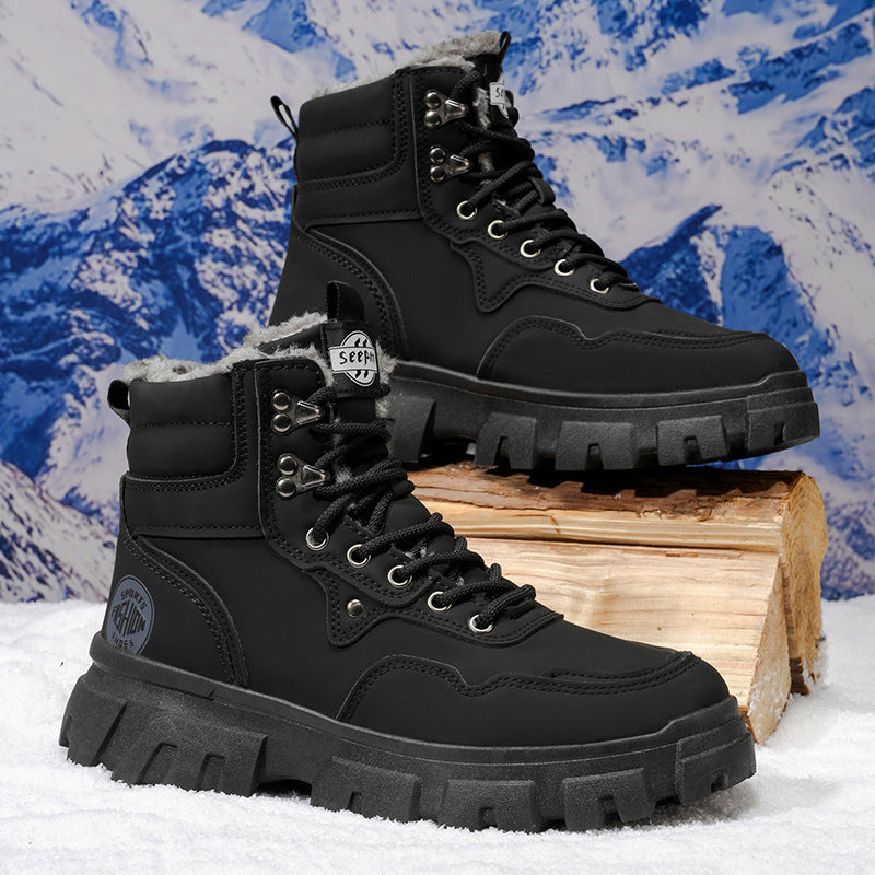 Men's winter boots, insulated, water-repellent