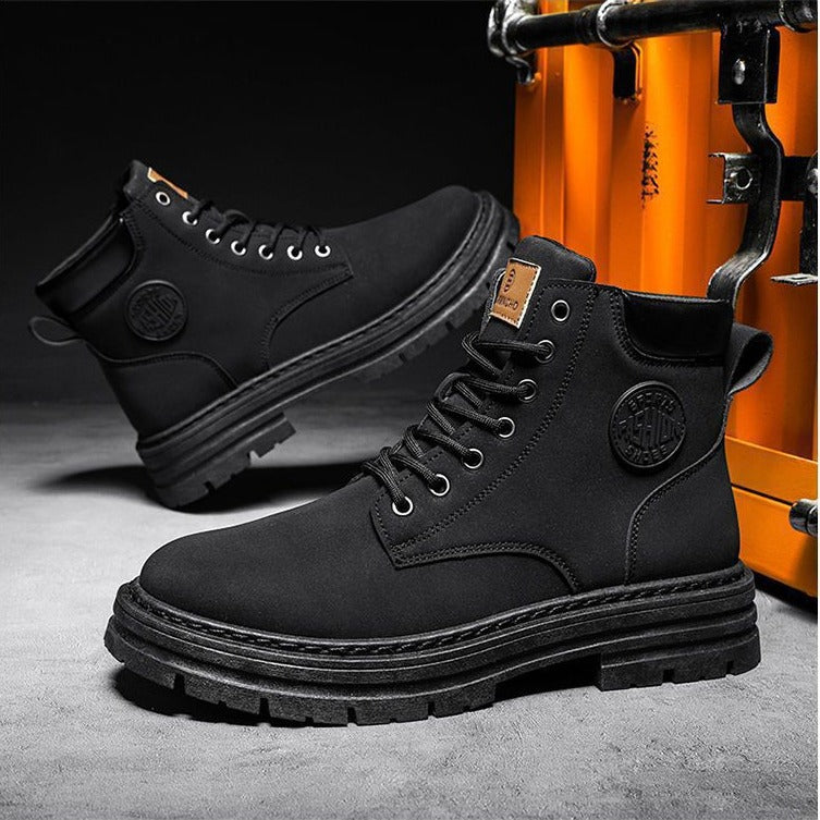Men's Martin Boots, Vintage Style, Non-slip