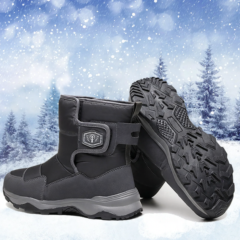 Men's winter boots, insulated, non-slip