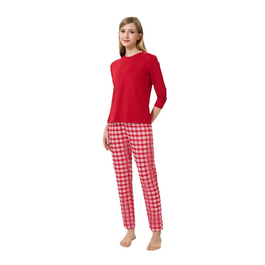 Women's Pajama Set, Round Neck, Christmas Design