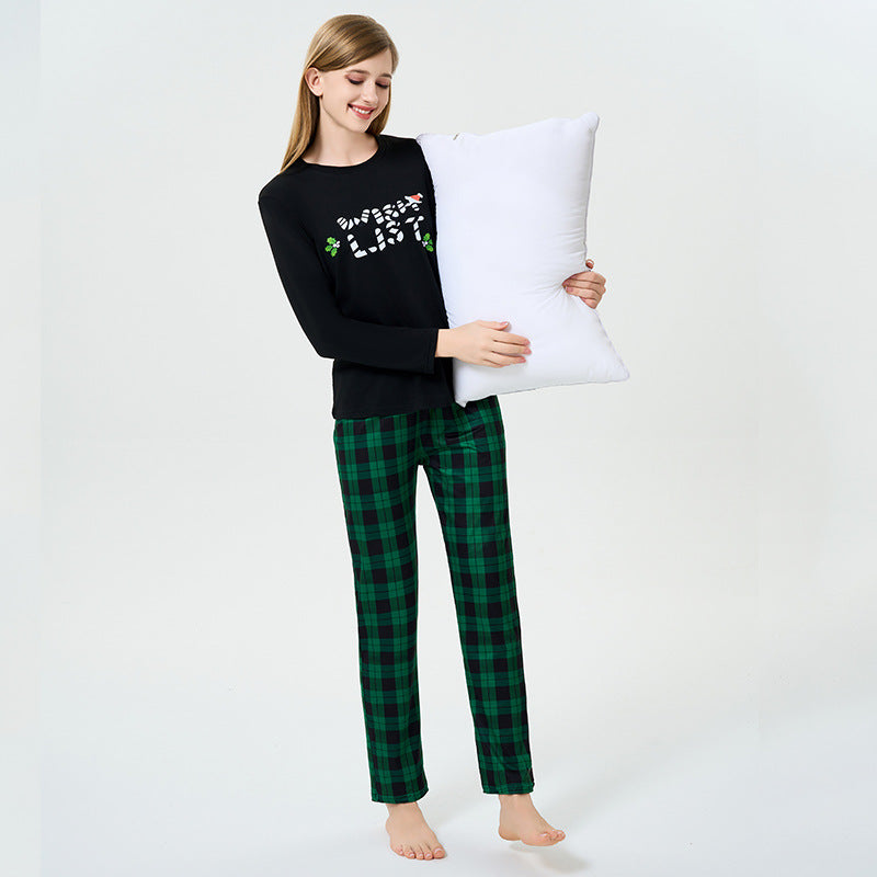 Women's Pajama Set, Long Sleeve, with Christmas Print