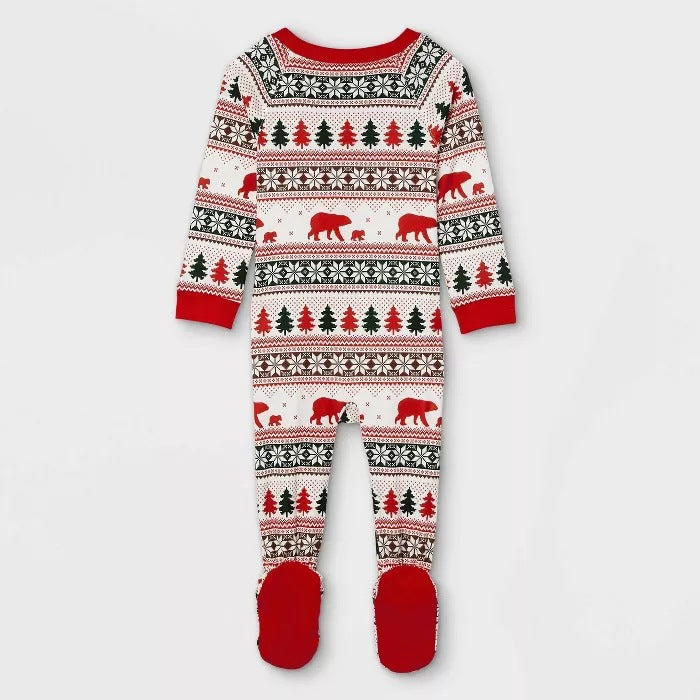 Family Pajama Set, Christmas Design, Long Sleeve