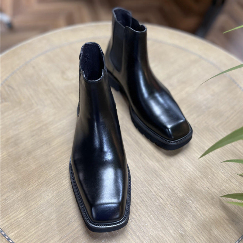 Men's Chelsea Boots made of Leather, Business Style