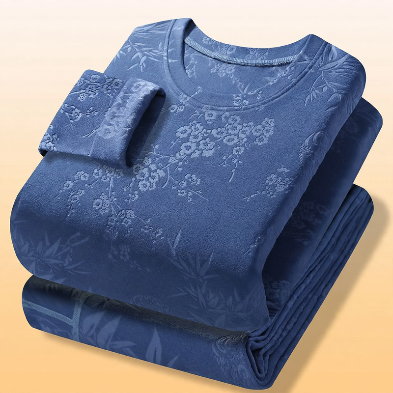 Men's Thermal Underwear Set, lined, Crew Neck