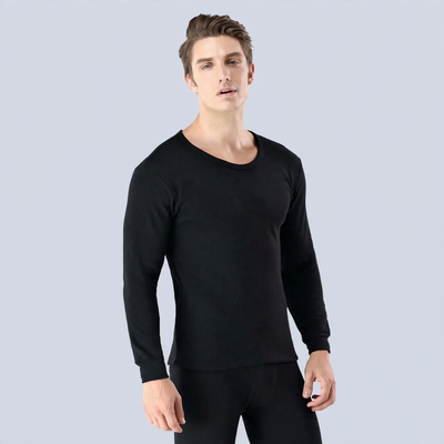 Men's Thermal Set, lined, Round Neck or Stand Collar