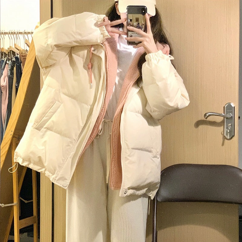 Ladies quilted jacket, oversized fit, padded