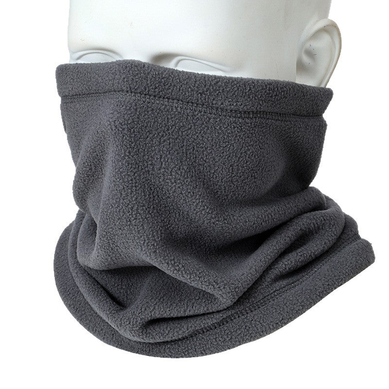 Multifunctional fleece collar warmer for men
