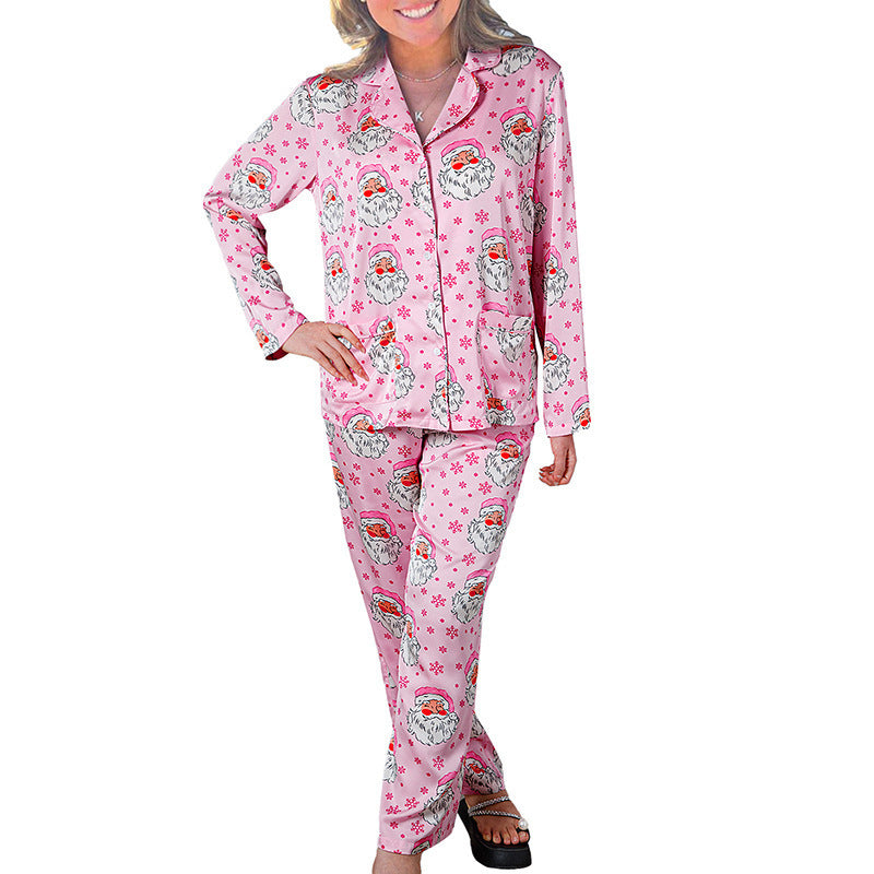 Women's Pajamas, Christmas motif, long-sleeved