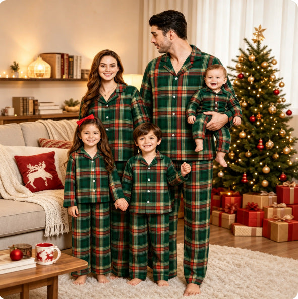Christmas Family Pajamas, checked