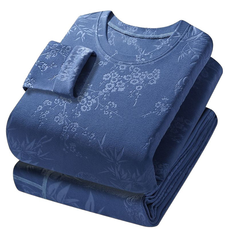 Men's Thermal Underwear Set, lined, Crew Neck