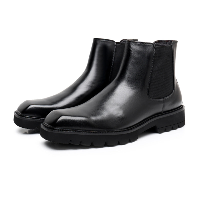Men's Chelsea Boots made of Leather, Business Style
