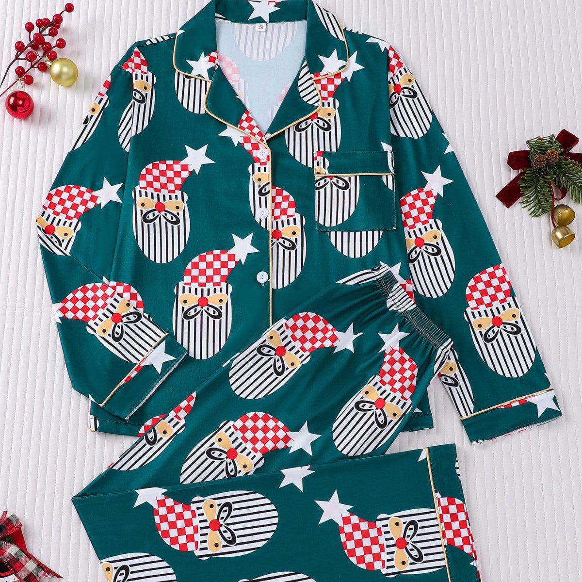 Women's pajamas, long-sleeved, for spring and autumn