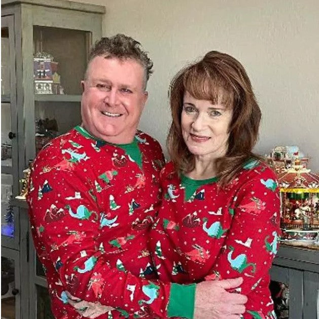 Family Pajama Set, Christmas Design, Long Sleeve