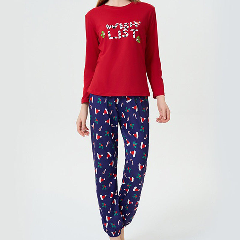Women's Pajama Set with Christmas Design