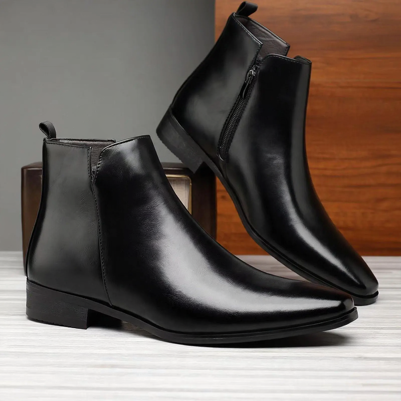 Men's Chelsea Boots, high, synthetic leather